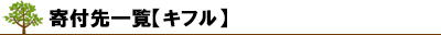 寄付先一覧【キフル】